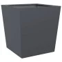2 anthracite gray steel planters 50x50x50 cm by , Pots and planters - Ref: Foro24-851071, Price: 110,92 €, Discount: %