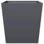 2 anthracite gray steel planters 50x50x50 cm by , Pots and planters - Ref: Foro24-851071, Price: 110,92 €, Discount: %