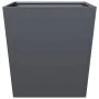 2 anthracite gray steel planters 50x50x50 cm by , Pots and planters - Ref: Foro24-851071, Price: 110,92 €, Discount: %