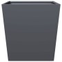 Pflanzkübel 2 Stück aus anthrazitgrauem Stahl, 50x50x50 cm. von , Töpfe und Pflanzgefäße - Ref: Foro24-851071, Preis: 82,21 €...