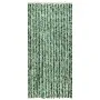 Green and white chenille mosquito net curtain 100x220 cm by vidaXL, Mosquito nets for windows - Ref: Foro24-325447, Price: 64...
