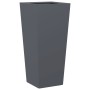 Hexagonal anthracite steel planter 35x35x75 cm by , Pots and planters - Ref: Foro24-851084, Price: 70,16 €, Discount: %