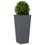 Hexagonal anthracite steel planter 35x35x75 cm by , Pots and planters - Ref: Foro24-851084, Price: 70,16 €, Discount: %