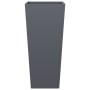 Hexagonal anthracite steel planter 35x35x75 cm by , Pots and planters - Ref: Foro24-851084, Price: 70,16 €, Discount: %