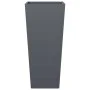 Hexagonal anthracite steel planter 35x35x75 cm by , Pots and planters - Ref: Foro24-851084, Price: 77,90 €, Discount: %