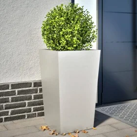 2 stainless steel planters 45x45x75 cm by , Pots and planters - Ref: Foro24-851103, Price: 187,71 €, Discount: %