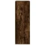 Display cabinet with LED lighting, engineered smoked oak wood, 42.5x34x100 cm by , Sideboards - Ref: Foro24-852156, Price: 62...