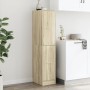 Armario botiquín madera ingeniería roble Sonoma 30x41x144,5 cm de , Taquillas y armarios de almacenamiento - Ref: Foro24-8551...