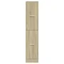 Armario botiquín madera ingeniería roble Sonoma 30x41x144,5 cm de , Taquillas y armarios de almacenamiento - Ref: Foro24-8551...