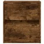 Wall-mounted bedside tables with LED lights 2 units smoked oak by , Nightstands - Ref: Foro24-3307970, Price: 96,76 €, Discou...