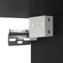 Wall-mounted bedside tables with LED lights, 2 units, black by , Nightstands - Ref: Foro24-3307964, Price: 109,57 €, Discount: %