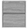 Wall-mounted bedside tables with LED lights, 2 units in Sonoma grey. by , Nightstands - Ref: Foro24-3307972, Price: 96,34 €, ...