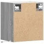 Wall-mounted bedside tables with LED lights, 2 units in Sonoma grey. by , Nightstands - Ref: Foro24-3307972, Price: 96,34 €, ...