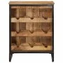 Solid mango wood wine rack for 9 bottles, measuring 55x33x70 cm. by , Wine racks - Ref: Foro24-4009949, Price: 148,89 €, Disc...