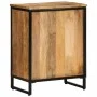 Solid mango wood wine rack for 9 bottles, measuring 55x33x70 cm. by , Wine racks - Ref: Foro24-4009949, Price: 148,89 €, Disc...