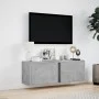Wand-TV-Möbel mit LED-Lichtern in Betongrau 100x31x35 cm von , TV-Möbel - Ref: Foro24-852267, Preis: 68,03 €, Rabatt: %