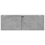 Wand-TV-Möbel mit LED-Lichtern in Betongrau 100x31x35 cm von , TV-Möbel - Ref: Foro24-852267, Preis: 69,09 €, Rabatt: %
