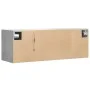 Wand-TV-Möbel mit LED-Lichtern in Betongrau 100x31x35 cm von , TV-Möbel - Ref: Foro24-852267, Preis: 68,03 €, Rabatt: %
