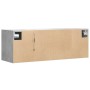 Wand-TV-Möbel mit LED-Lichtern in Betongrau 100x31x35 cm von , TV-Möbel - Ref: Foro24-852267, Preis: 69,09 €, Rabatt: %