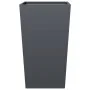 Jardineras 2 uds acero gris antracita 45x45x75 cm de , Maceteros y jardineras - Ref: Foro24-851099, Precio: 144,21 €, Descuen...