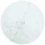Tischplatte aus weißem gehärtetem Glas mit Marmordesign Ø40x0,8 cm. von , Tischplatten - Ref: Foro24-322246, Preis: 26,38 €, ...