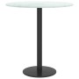 Tischplatte aus weißem gehärtetem Glas mit Marmordesign Ø40x0,8 cm. von , Tischplatten - Ref: Foro24-322246, Preis: 28,86 €, ...