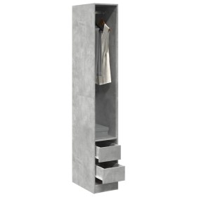 Armario de madera de ingeniería gris hormigón 30x50x200 cm von , Kleiderschränke - Ref: Foro24-3307741, Preis: 106,48 €, Raba...