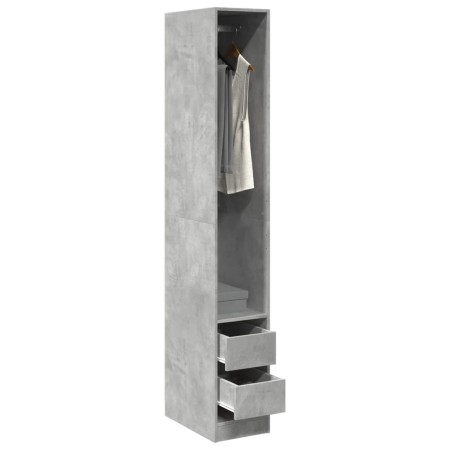 Armario de madera de ingeniería gris hormigón 30x50x200 cm von , Kleiderschränke - Ref: Foro24-3307741, Preis: 106,48 €, Raba...
