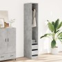 Armario de madera de ingeniería gris hormigón 30x50x200 cm von , Kleiderschränke - Ref: Foro24-3307741, Preis: 106,48 €, Raba...