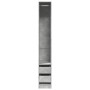 Armario de madera de ingeniería gris hormigón 30x50x200 cm von , Kleiderschränke - Ref: Foro24-3307741, Preis: 106,48 €, Raba...