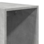 Armario de madera de ingeniería gris hormigón 30x50x200 cm de , Armarios roperos - Ref: Foro24-3307741, Precio: 106,36 €