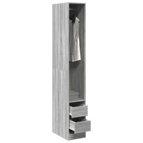 Ingenieurholzschrank in Sonoma-Grau 30x50x200 cm von , Kleiderschränke - Ref: Foro24-3307743, Preis: 110,74 €, Rabatt: %