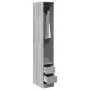 Armario de madera de ingeniería gris Sonoma 30x50x200 cm de , Armarios roperos - Ref: Foro24-3307743, Precio: 110,73 €, Descu...