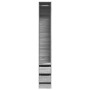 Ingenieurholzschrank in Sonoma-Grau 30x50x200 cm von , Kleiderschränke - Ref: Foro24-3307743, Preis: 112,15 €, Rabatt: %