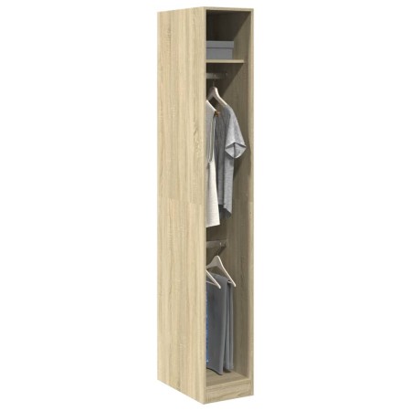 Armario de madera de ingeniería roble Sonoma 30x50x200 cm by , Wardrobes - Ref: Foro24-3307776, Price: 102,04 €, Discount: %