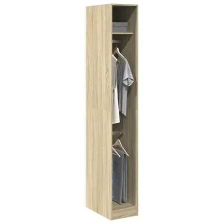Ingenieurholzschrank Eiche Sonoma 30x50x200 cm von , Kleiderschränke - Ref: Foro24-3307776, Preis: 100,62 €, Rabatt: %
