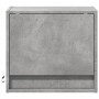 Mesitas de noche de pared con luces LED 2 uds gris hormigón de , Mesitas de noche - Ref: Foro24-852082, Precio: 50,03 €, Desc...