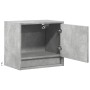 Mesitas de noche de pared con luces LED 2 uds gris hormigón de , Mesitas de noche - Ref: Foro24-852082, Precio: 50,03 €, Desc...