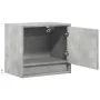 Mesitas de noche de pared con luces LED 2 uds gris hormigón by , Nightstands - Ref: Foro24-852082, Price: 49,37 €, Discount: %