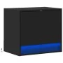 Wand-Nachttisch mit LED-Lichtern in Schwarz von , Nachttische - Ref: Foro24-852077, Preis: 29,62 €, Rabatt: %