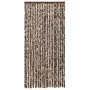 Brown and white chenille mosquito net curtain 100x220 cm by vidaXL, Mosquito nets for windows - Ref: Foro24-325453, Price: 65...