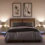 Mesitas de noche de pared con luces LED 2 unidades roble Sonoma de , Mesitas de noche - Ref: Foro24-852080, Precio: 49,37 €, ...