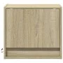 Mesitas de noche de pared con luces LED 2 unidades roble Sonoma de , Mesitas de noche - Ref: Foro24-852080, Precio: 49,37 €, ...