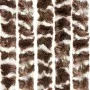 Brown and white chenille mosquito net curtain 100x220 cm by vidaXL, Mosquito nets for windows - Ref: Foro24-325453, Price: 65...