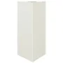 Jardinera triangular acero blanco 40x34,5x70 cm by , Pots and planters - Ref: Foro24-851159, Price: 72,16 €, Discount: %