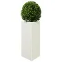 Jardinera triangular acero blanco 40x34,5x70 cm by , Pots and planters - Ref: Foro24-851159, Price: 72,16 €, Discount: %