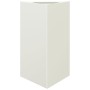 Jardinera triangular acero blanco 50x43x75 cm de , Maceteros y jardineras - Ref: Foro24-851173, Precio: 76,44 €, Descuento: %