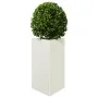 Jardinera triangular acero blanco 50x43x75 cm by , Pots and planters - Ref: Foro24-851173, Price: 82,98 €, Discount: %