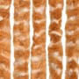 Cortina mosquitera chenilla ocre y blanco 90x220 cm by vidaXL, Mosquito nets for windows - Ref: Foro24-325458, Price: 58,94 €...