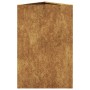 Dreieckige Pflanzgefäße, 2 Stück, aus rostfreiem Stahl, 50x43x75 cm. von , Töpfe und Pflanzgefäße - Ref: Foro24-851184, Preis...